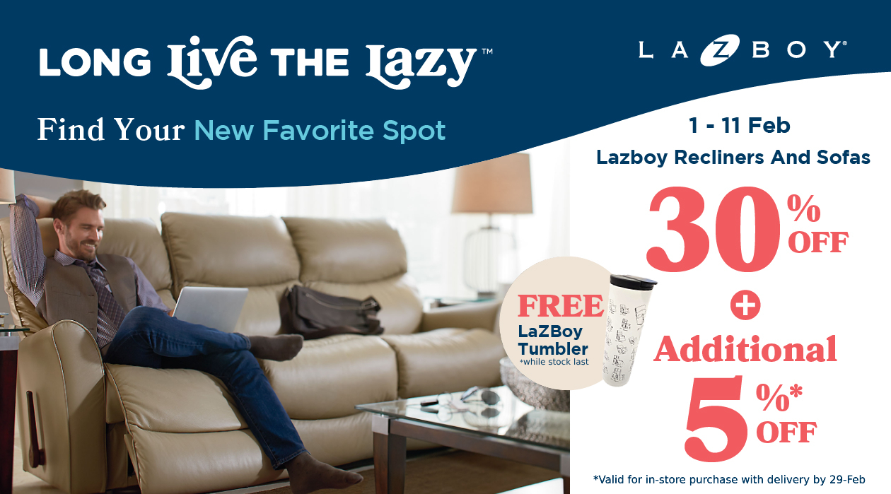 Long Live The Lazy | Harvey Norman Singapore